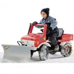 Rolly Toys Unimog Mercedes Benz Samochód na pedały Straż + Kogut
