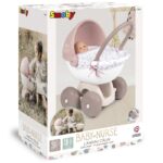 SMOBY Baby Nurse Wózek Głęboki dla Lalki z Plastikowym Daszkiem