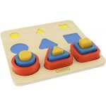 Sorter Kształtów Klocki Geometryczne Masterkidz Montessori