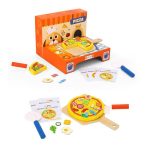 TOOKY TOY Drewniany Zestaw do Pizzy Wzory 39 el. Certyfikat FSC