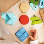 Tooky Toy Edukacyjne Pudełko Montessori Sorter Puzzle Liczydło Nauka Kolorów Ułamków 6w1 od 2 lat