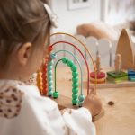 Tooky Toy Edukacyjne Pudełko Montessori Sorter Puzzle Liczydło Nauka Kolorów Ułamków 6w1 od 2 lat