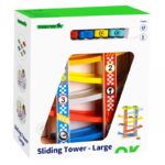 TOOKY TOY Kolorowa Zjeżdżalnia Tor Dla Samochodów TOOKY TOY Kolorowa Zjeżdżalnia Tor Dla Samochodów