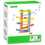 TOOKY TOY Kolorowa Zjeżdżalnia Tor Dla Samochodów TOOKY TOY Kolorowa Zjeżdżalnia Tor Dla Samochodów