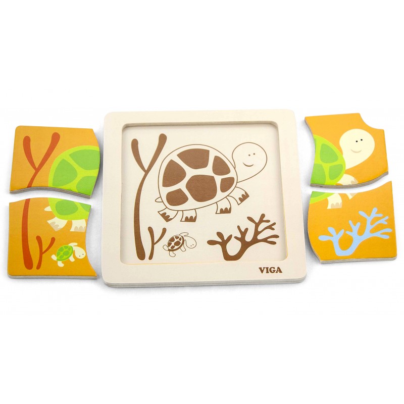 Drewniane Puzzle w Stojaku 12 Plansz VIGA Toys Drewniane Puzzle w Stojaku 12 Plansz VIGA Toys