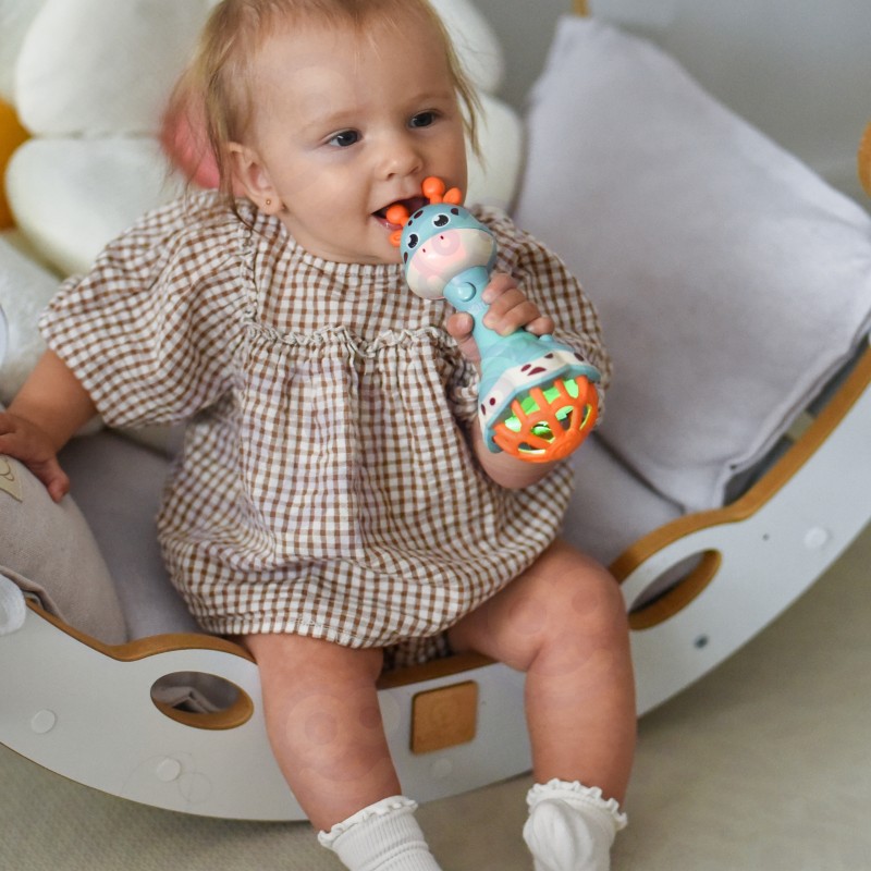 WOOPIE BABY Grzechotka Żyrafka Sensoryczna Gryzak z Muzyką Montessori WOOPIE BABY Grzechotka Żyrafka Sensoryczna Gryzak z Muzyką Montessori