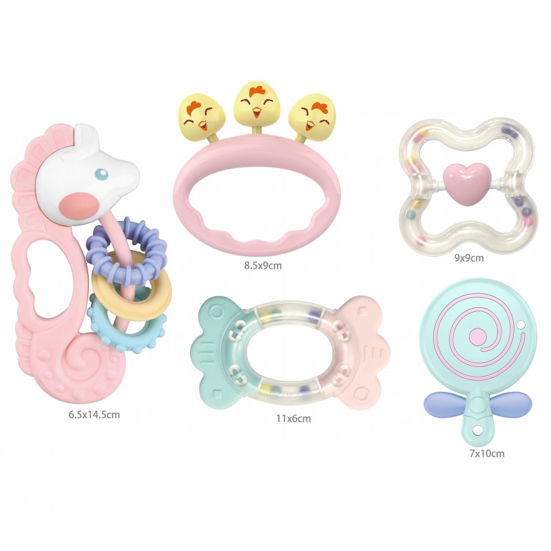 WOOPIE BABY Zestaw Gryzaków Grzechotek Sensorycznych WOOPIE BABY Zestaw Gryzaków Grzechotek Sensorycznych