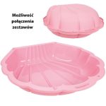 WOOPIE Piaskownica Basen Muszelka Różowa 3w1 Suchy Basen 1 szt.