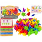 WOOPIE Zestaw Edukacyjny Nauka Liczenia Montessori Sorter Dinozaury 95 el. WOOPIE Zestaw Edukacyjny Nauka Liczenia Montessori Sorter Dinozaury 95 el.