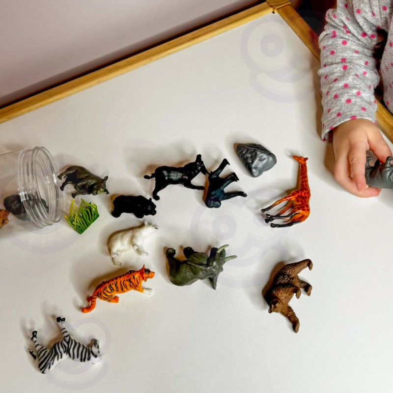 WOOPIE Zestaw Figurki Dzikie Zwierzęta 16 szt. - wersja 2 WOOPIE Zestaw Figurki Dzikie Zwierzęta 16 szt. - wersja 2