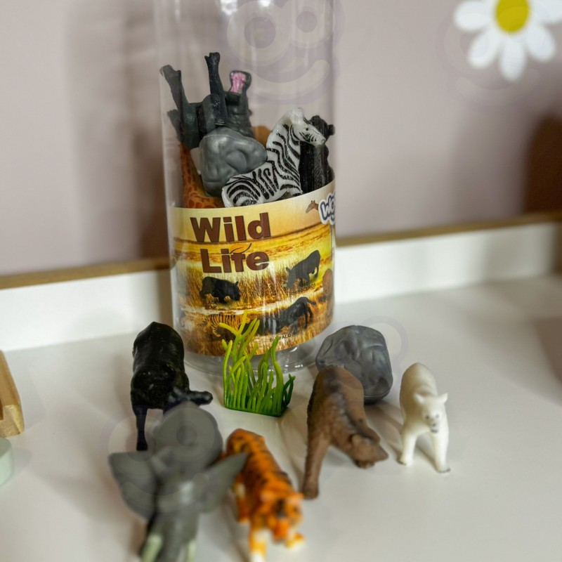 WOOPIE Zestaw Figurki Dzikie Zwierzęta 16 szt. - wersja 2 WOOPIE Zestaw Figurki Dzikie Zwierzęta 16 szt. - wersja 2