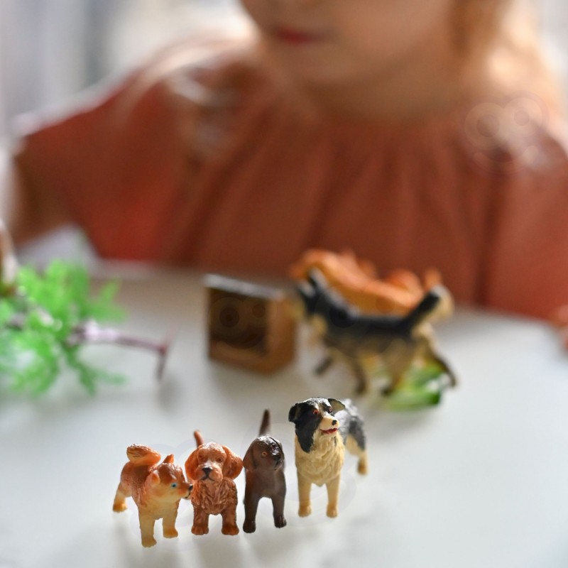 WOOPIE Zestaw Figurki Pieski 16 szt. Tuba Rasy Akcesoria WOOPIE Zestaw Figurki Pieski 16 szt. Tuba Rasy Akcesoria