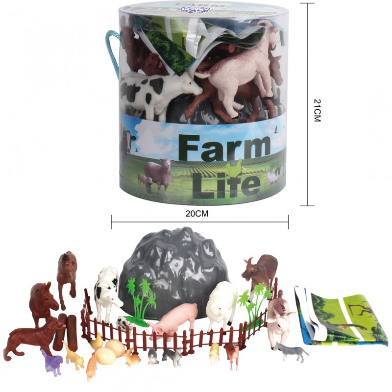 WOOPIE Zestaw Figurki Zwierzęta Farma 34 szt. WOOPIE Zestaw Figurki Zwierzęta Farma 34 szt.