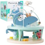 CLASSIC WORLD Drewniany Edukacyjny Labirynt Przeplatanka Życie Morskie