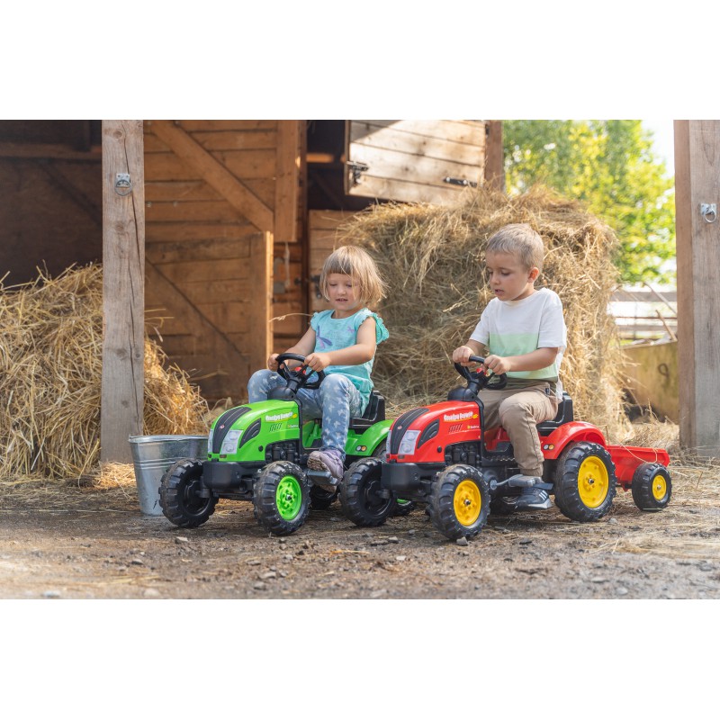 FALK Country Farmer Traktorek na Pedały z Przyczepką Zielony 2-5 lat FALK Country Farmer Traktorek na Pedały z Przyczepką Zielony 2-5 lat