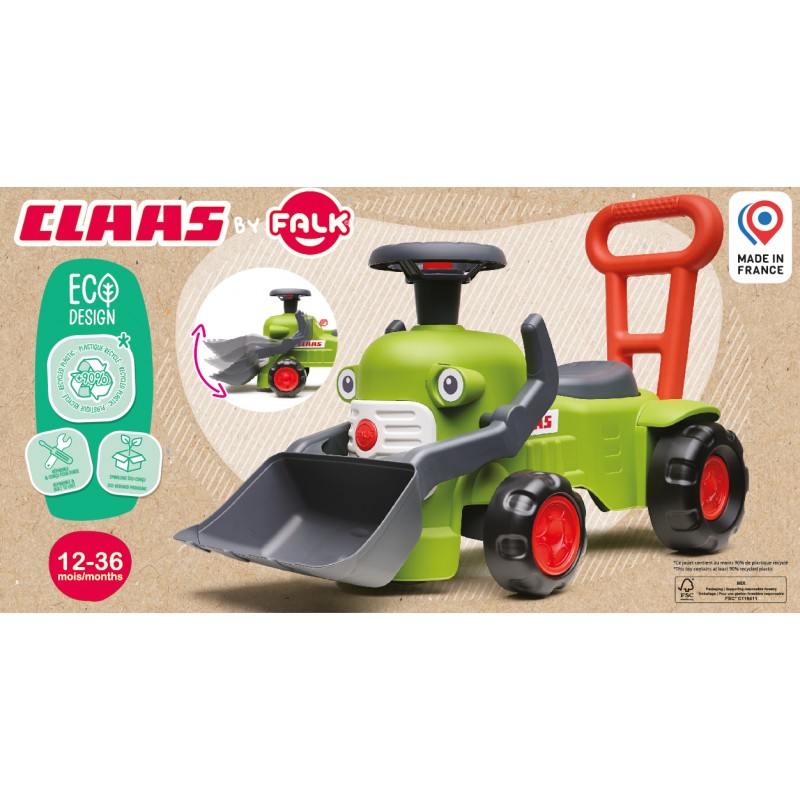 FALK Traktorek Claas Vintage z Łyżką FALK Traktorek Claas Vintage z Łyżką