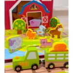 TOOKY TOY Drewniana Farma w Walizce Figurki Pojazdy TOOKY TOY Drewniana Farma w Walizce Figurki Pojazdy