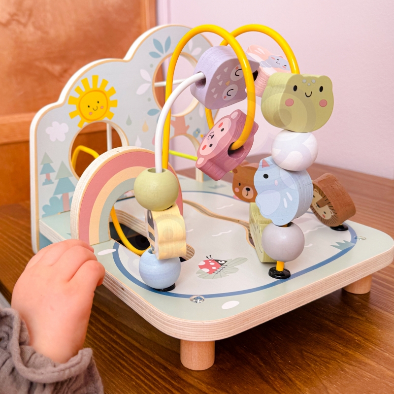 TOOKY TOY Drewniana Pętla Motoryczna Leśny Labirynt TOOKY TOY Drewniana Pętla Motoryczna Leśny Labirynt