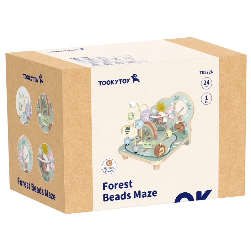 TOOKY TOY Drewniana Pętla Motoryczna Leśny Labirynt TOOKY TOY Drewniana Pętla Motoryczna Leśny Labirynt