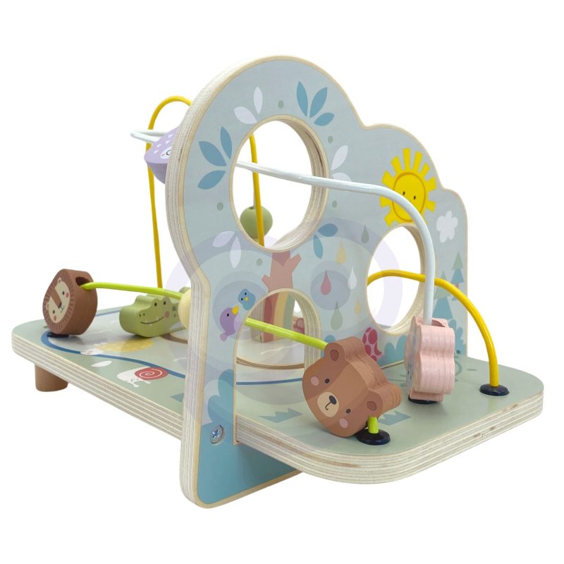 TOOKY TOY Drewniana Pętla Motoryczna Leśny Labirynt TOOKY TOY Drewniana Pętla Motoryczna Leśny Labirynt