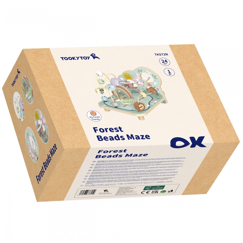 TOOKY TOY Drewniana Pętla Motoryczna Leśny Labirynt TOOKY TOY Drewniana Pętla Motoryczna Leśny Labirynt