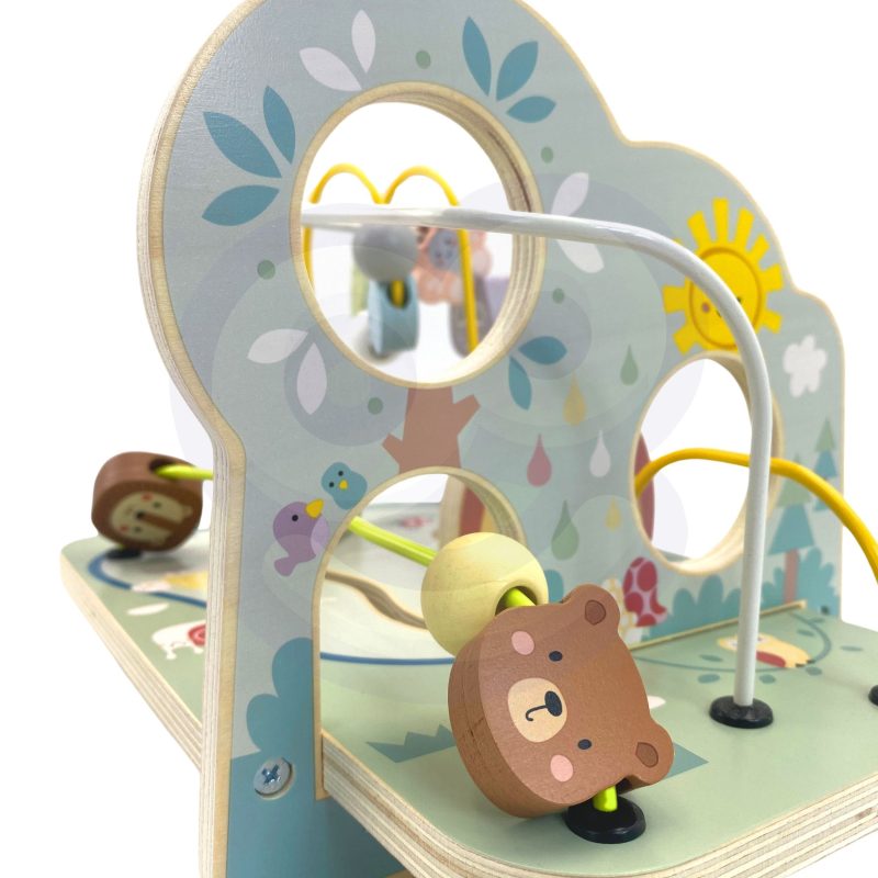 TOOKY TOY Drewniana Pętla Motoryczna Leśny Labirynt TOOKY TOY Drewniana Pętla Motoryczna Leśny Labirynt