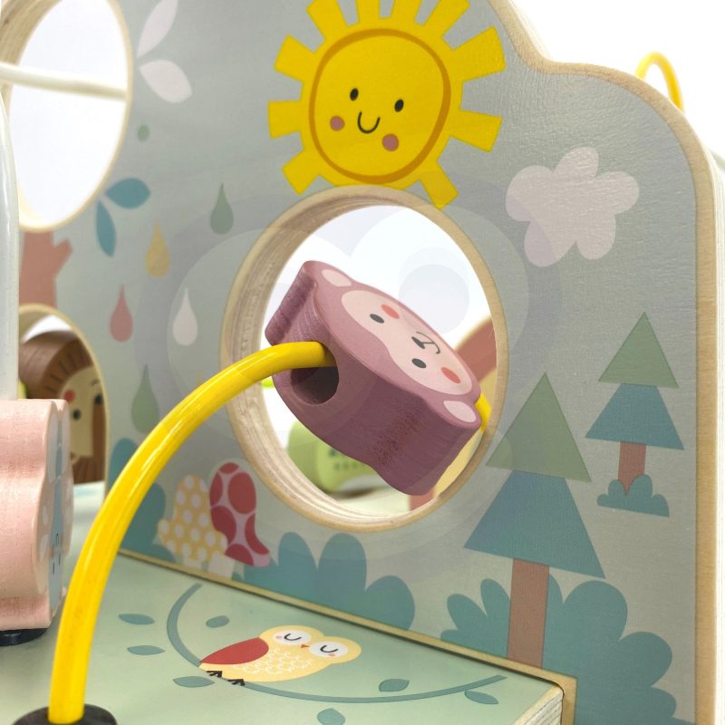 TOOKY TOY Drewniana Pętla Motoryczna Leśny Labirynt TOOKY TOY Drewniana Pętla Motoryczna Leśny Labirynt