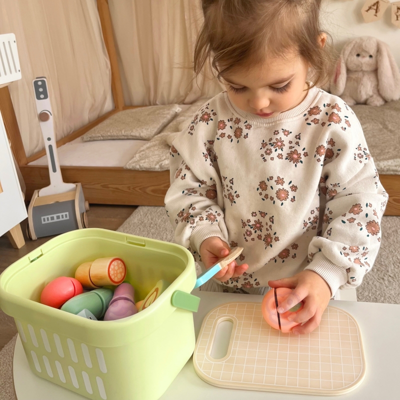 TOOKY TOY Drewniany Zestaw Żywność Warzywa Owoce TOOKY TOY Drewniany Zestaw Żywność Warzywa Owoce