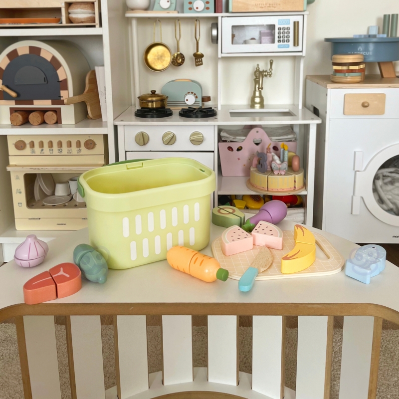 TOOKY TOY Drewniany Zestaw Żywność Warzywa Owoce TOOKY TOY Drewniany Zestaw Żywność Warzywa Owoce