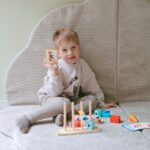 TOOKY TOY Kreatywne Drewniane Klocki Przestrzenne 3D Krab