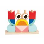 TOOKY TOY  Kreatywne Drewniane Klocki Przestrzenne 3d Krab
