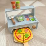 TOOKY TOY Pizzeria Drewniany Piec do Pizzy Akcesoria
