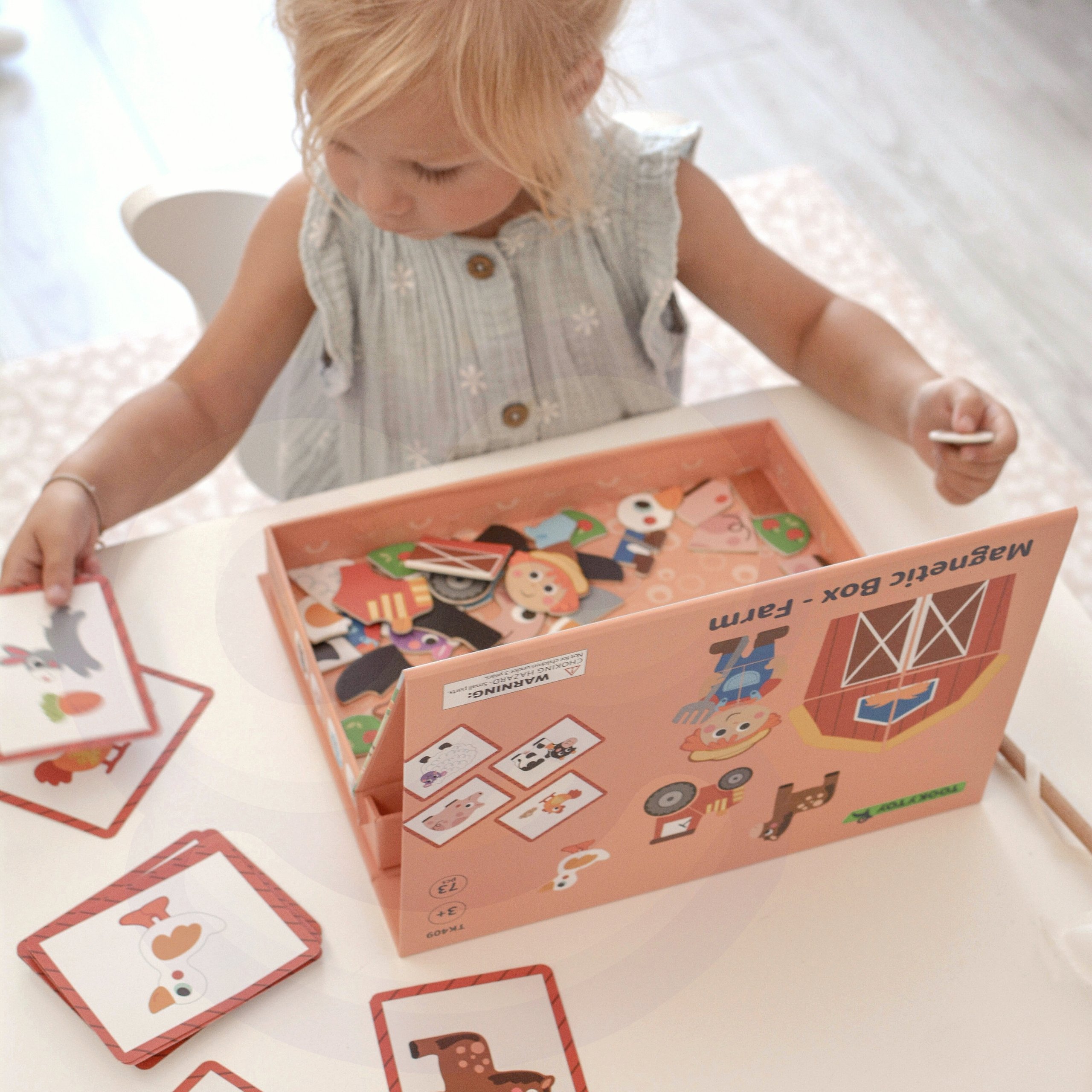 TOOKY TOY Układanka Magnetyczna Farma Puzzle TOOKY TOY Układanka Magnetyczna Farma Puzzle