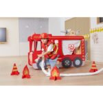 VIGA Duży Drewniany Wóz Strażacki Plac Zabaw Montessori VIGA Duży Drewniany Wóz Strażacki Plac Zabaw Montessori