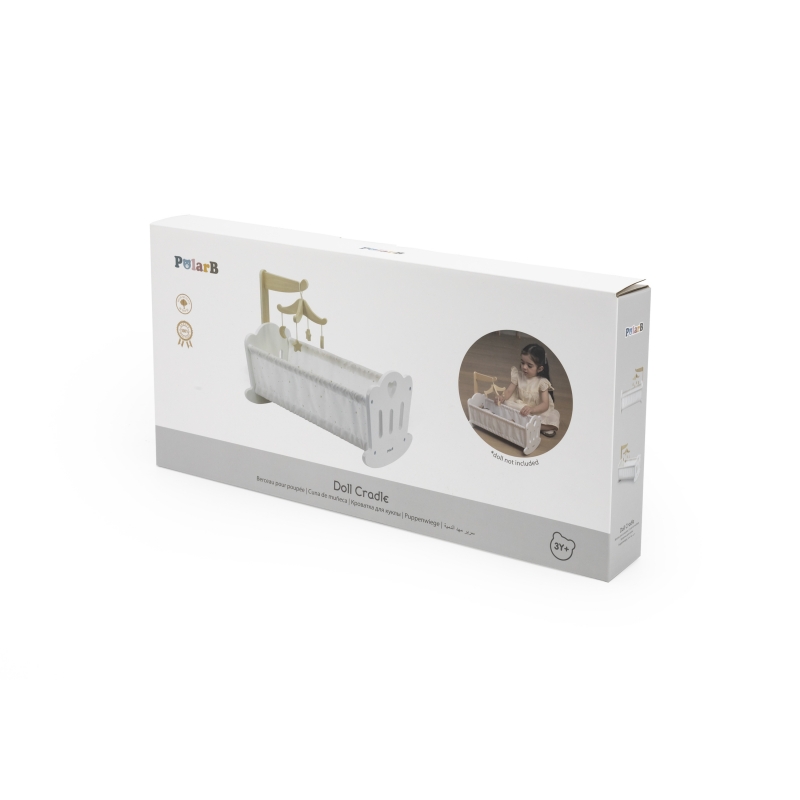 VIGA PolarB Kołyska Drewniana dla Lalek Łóżeczko VIGA PolarB Kołyska Drewniana dla Lalek Łóżeczko