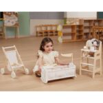 VIGA PolarB Kołyska Drewniana dla Lalek Łóżeczko VIGA PolarB Kołyska Drewniana dla Lalek Łóżeczko