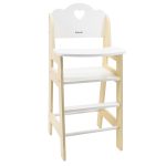 VIGA PolarB Krzesełko do Karmienia dla Lalek Białe Drewniane VIGA PolarB Krzesełko do Karmienia dla Lalek Białe Drewniane