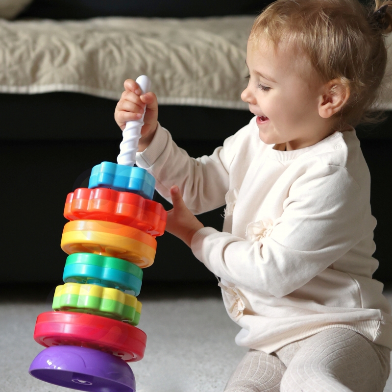 WOOPIE BABY Edukacyjna Piramidka Zakręcona Wieża Zwierzątka WOOPIE BABY Edukacyjna Piramidka Zakręcona Wieża Zwierzątka