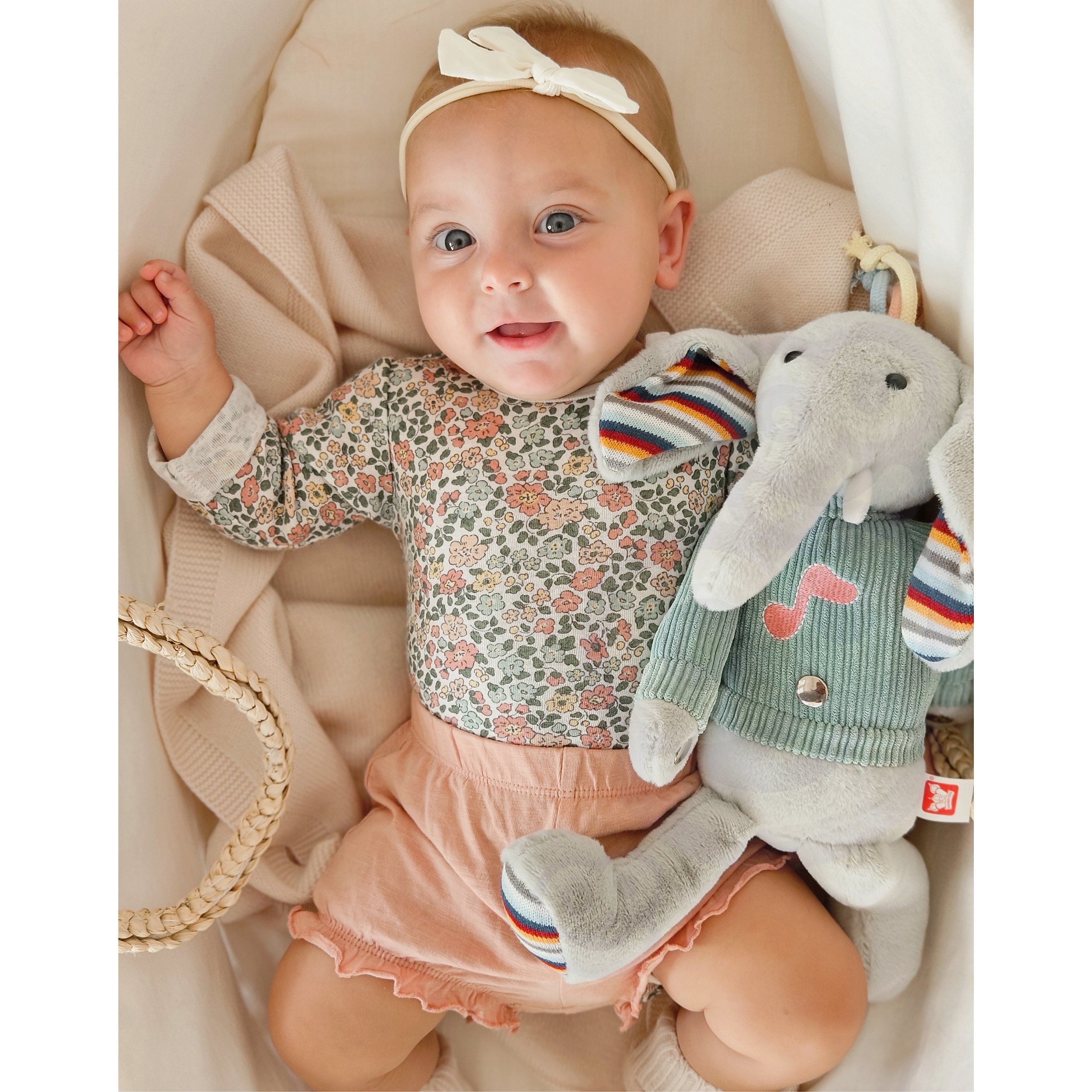 WOOPIE BABY Interaktywny Słonik Przytulanka z Dźwiękiem i Światłem WOOPIE BABY Interaktywny Słonik Przytulanka z Dźwiękiem i Światłem