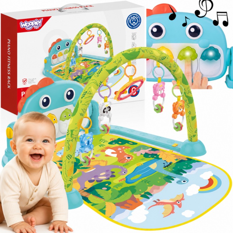WOOPIE BABY Mata z Pałąkiem Dino WOOPIE BABY Mata z Pałąkiem Dino