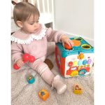 WOOPIE BABY Wielofunkcyjna Kostka Aktywności Montessori 6w1 - 18m+ WOOPIE BABY Wielofunkcyjna Kostka Aktywności Montessori 6w1 - 18m+
