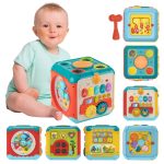 WOOPIE BABY Wielofunkcyjna Kostka Aktywności Montessori 6w1 - 18m+ WOOPIE BABY Wielofunkcyjna Kostka Aktywności Montessori 6w1 - 18m+