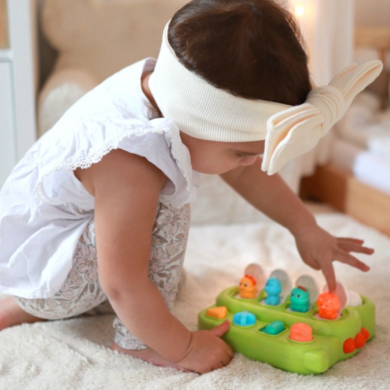 Zabawka Edukacyjna POP-UP z Wyskakującymi Dinozaurami WOOPIE BABY Zabawka Edukacyjna POP-UP z Wyskakującymi Dinozaurami WOOPIE BABY