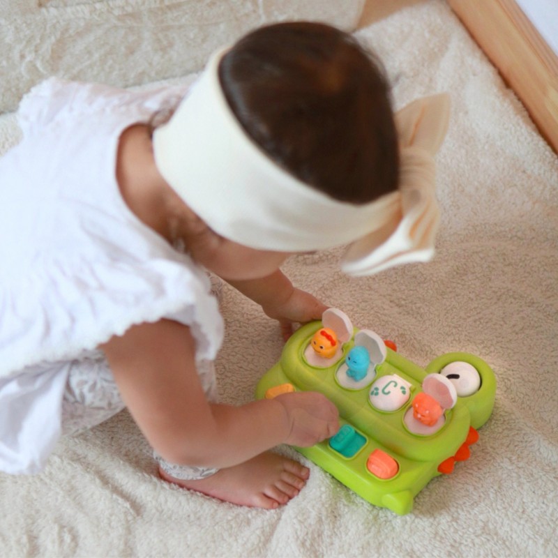 Zabawka Edukacyjna POP-UP z Wyskakującymi Dinozaurami WOOPIE BABY Zabawka Edukacyjna POP-UP z Wyskakującymi Dinozaurami WOOPIE BABY