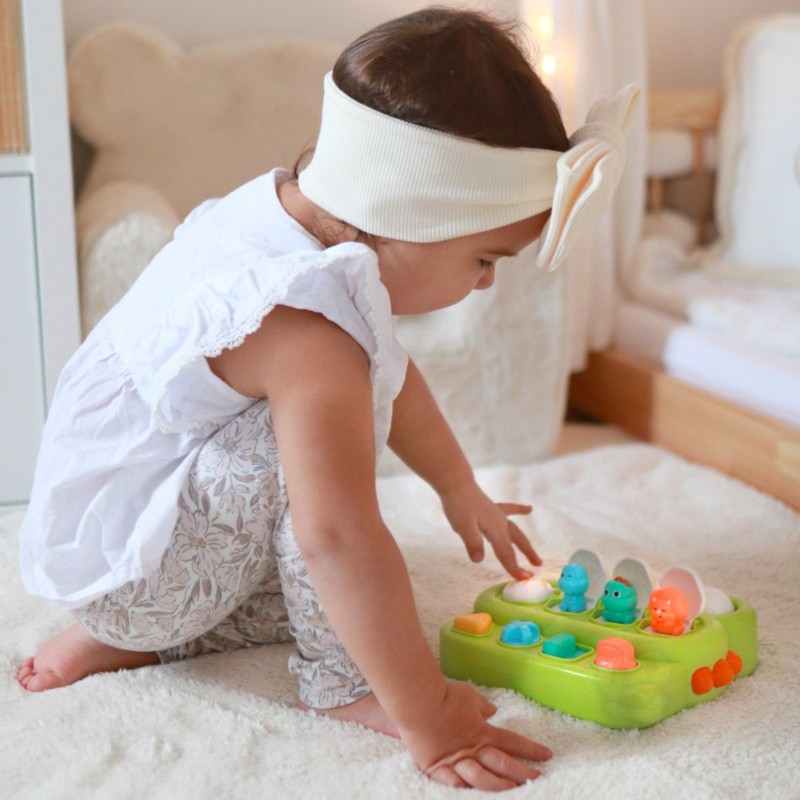 Zabawka Edukacyjna POP-UP z Wyskakującymi Dinozaurami WOOPIE BABY Zabawka Edukacyjna POP-UP z Wyskakującymi Dinozaurami WOOPIE BABY