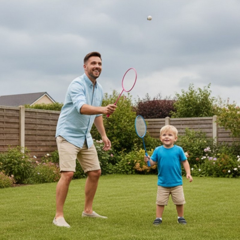 WOOPIE Badminton Zestaw Rakietki i Lotki 2szt. WOOPIE Badminton Zestaw Rakietki i Lotki 2szt.