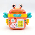WOOPIE Elektroniczna Skarbonka Sejf Bankomat na Pin Kod Dostępu Krab Plecak Pomarańczowy WOOPIE Elektroniczna Skarbonka Sejf Bankomat na Pin Kod Dostępu Krab Plecak Pomarańczowy