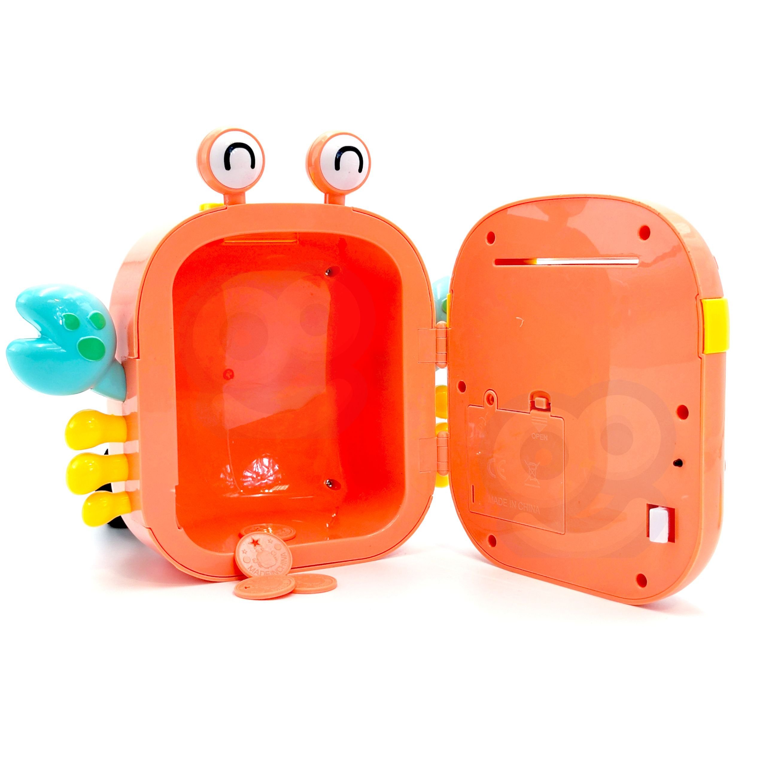 WOOPIE Elektroniczna Skarbonka Sejf Bankomat na Pin Kod Dostępu Krab Plecak Pomarańczowy WOOPIE Elektroniczna Skarbonka Sejf Bankomat na Pin Kod Dostępu Krab Plecak Pomarańczowy