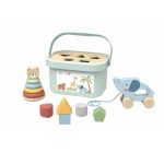 WOOPIE GREEN Pudełko Sorter Box 3w1 Klocki Piramidka Słonik WOOPIE GREEN Pudełko Sorter Box 3w1 Klocki Piramidka Słonik