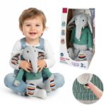 WOOPIE BABY Interaktywny Słonik Przytulanka z Dźwiękiem i Światłem